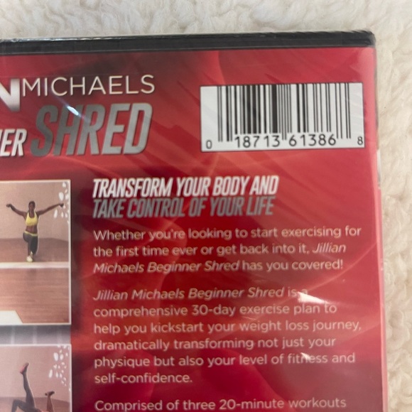 Jillian Michaels: Beginner Shred (DVD, 2014)—New - Picture 2 of 3